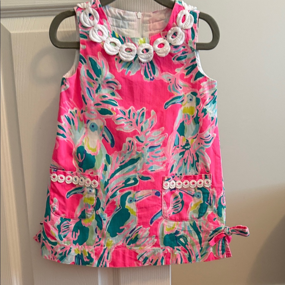 Lilly Pulitzer Pink and White Dress